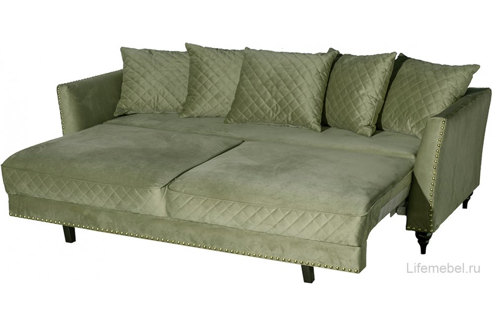 Диван Сорренто оливковый