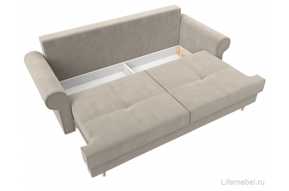 Диван Сплин микровельвет бежевый