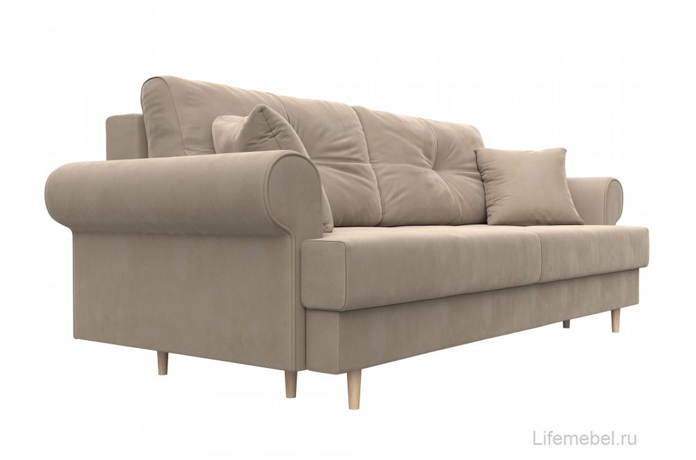 Диван Сплин велюр бежевый
