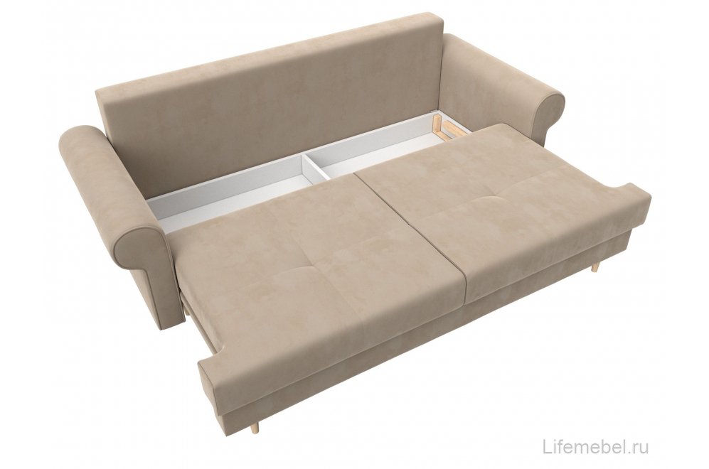 Диван Сплин велюр бежевый