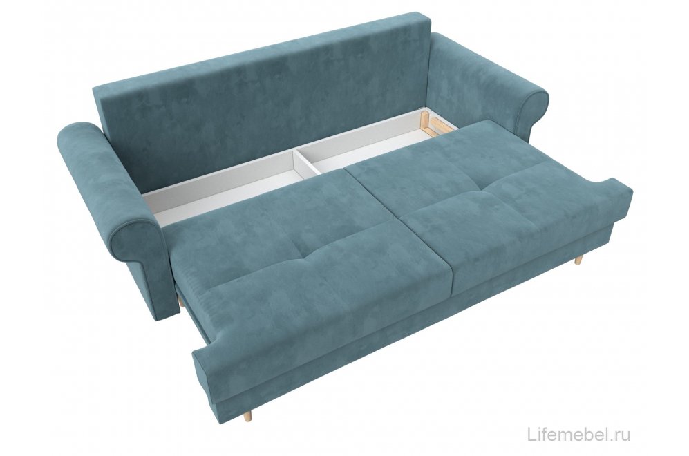 Диван Сплин велюр бирюзовый