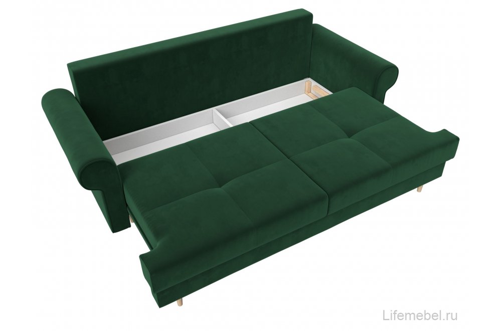 Диван Сплин велюр зеленый