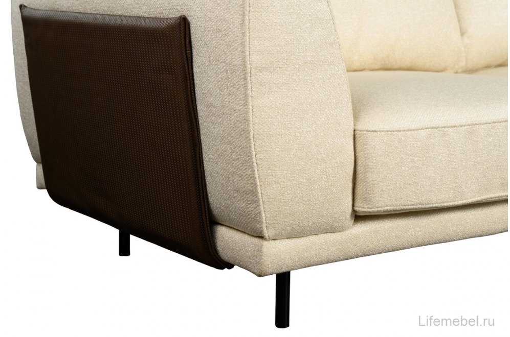 Диван Telas кремовый / черный