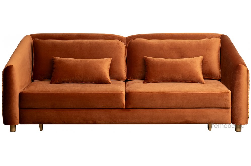 Диван Треви терракотовый