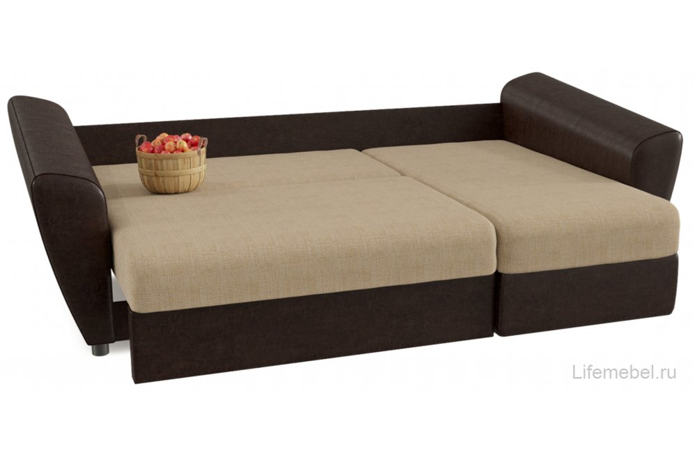 Диван угловой Голди еврокнижка флауэрс правый 