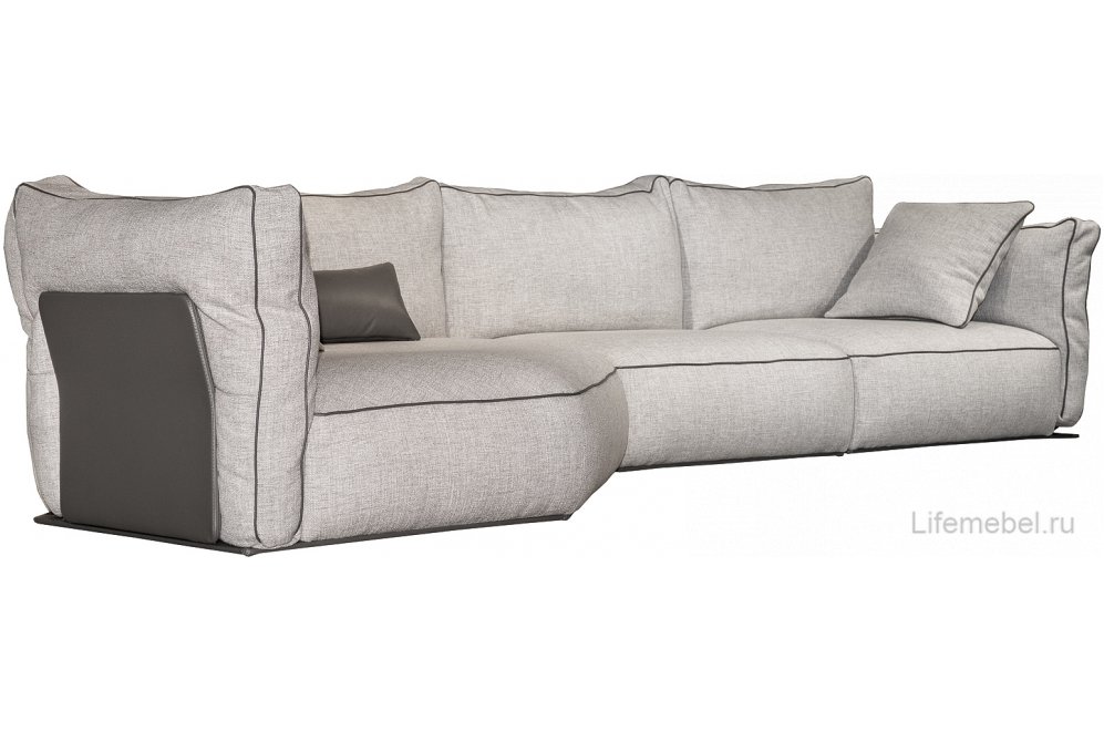 Диван угловой Элиот серый
