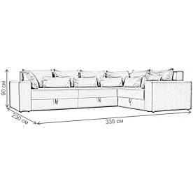 Диван угловой Мэдисон Long