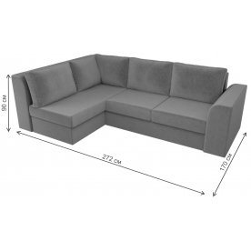 Диван угловой Пауэр левый