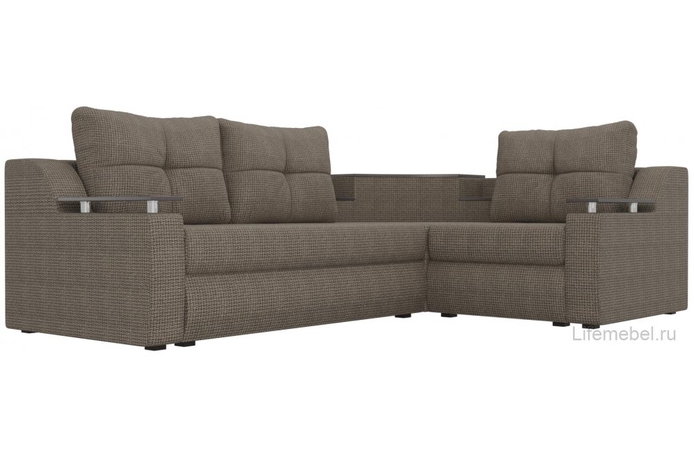 Диван угловой Тесей правый ткань корфу 03