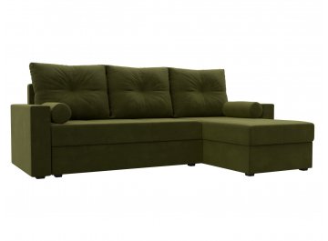 Диван угловой Верона Лайт зеленый