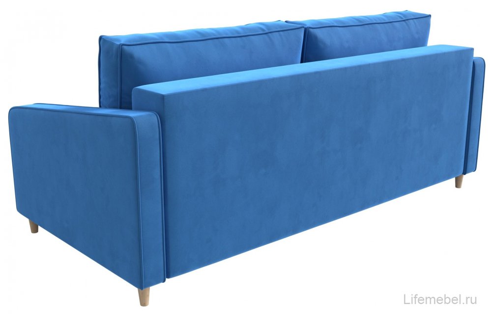 Диван Варшава голубой велюр