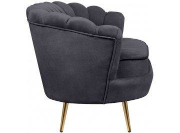 Дизайнерский двухместный диван Pearl Double Black