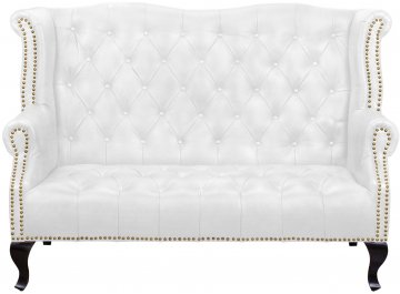 Кожаный дизайнерский диван Royal Sofa White