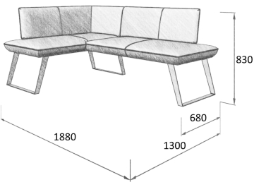 Диван Cosmo 120-178 L левый