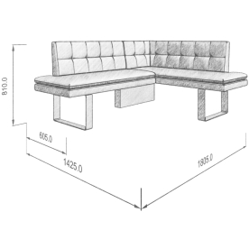 Диван Magic 178-140 R правый