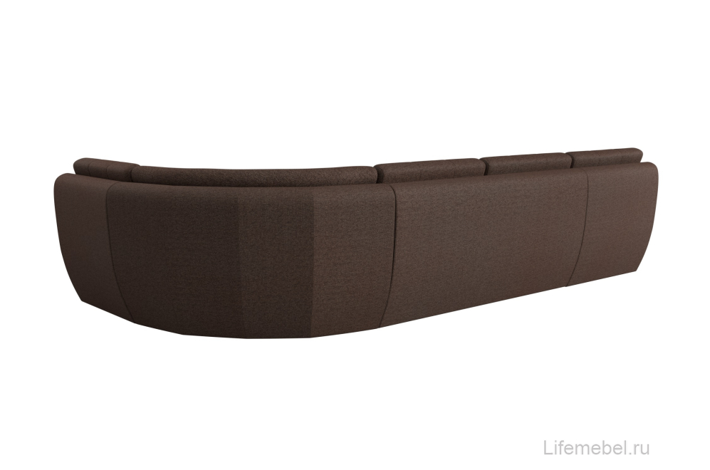 Диван модульный Эверест коричневая рогожка