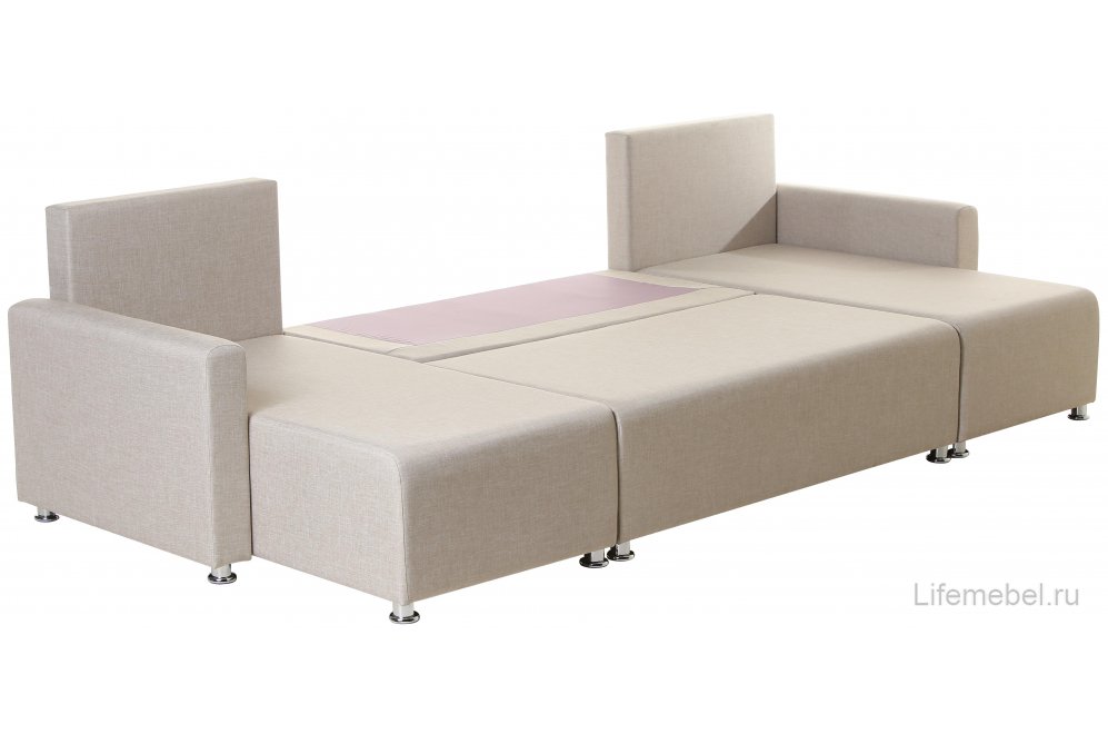 Угловой диван Олимп Line beige рогожка elegance com beige