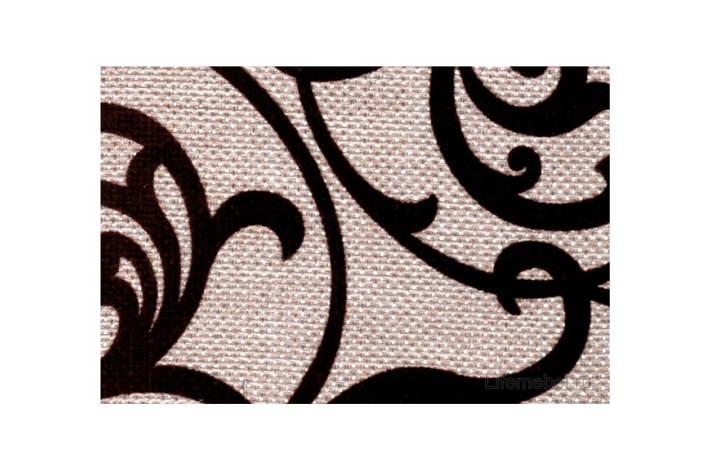 Угловой диван Сеул elegance beige вензеля / sun 02 рогожка бежевый