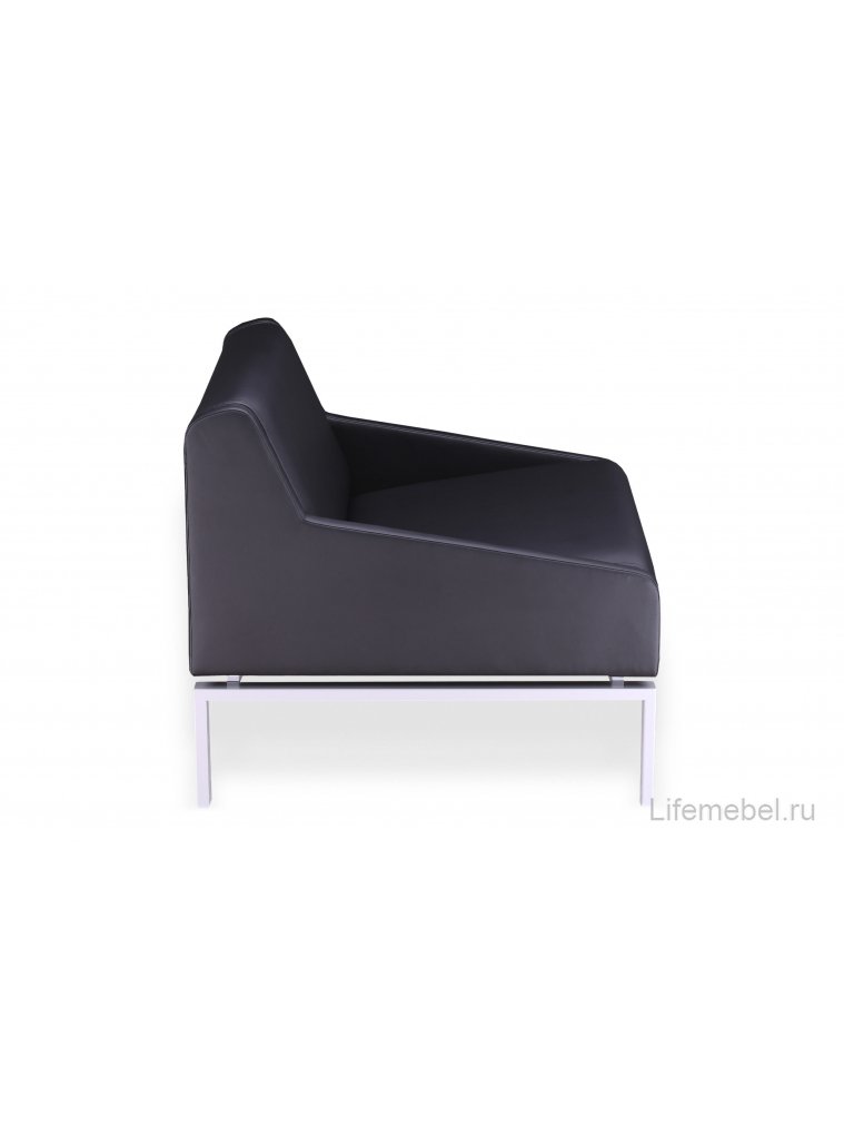 Кресло Chairman Райз экокожа черный