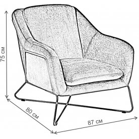 Кресло 101MR-AR2976KRES-GORCH/CHER