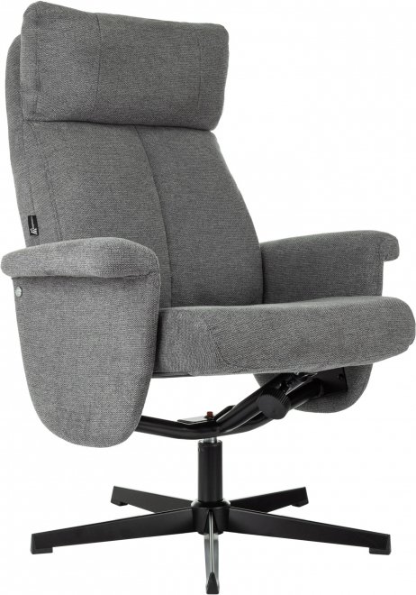 Кресло Baron ткань серый