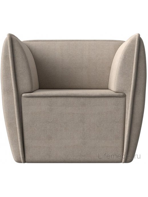 Кресло Бергамо бежевая рогожка