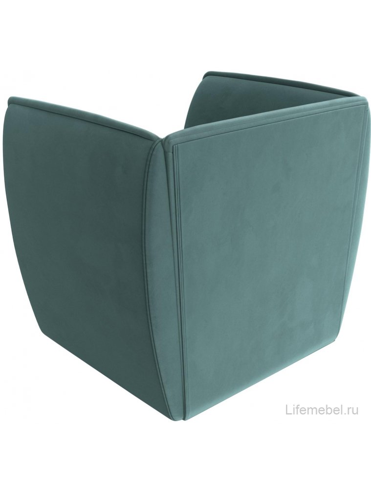 Кресло Бергамо бирюзовый велюр