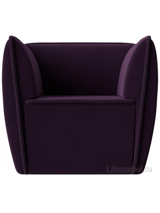 Кресло Бергамо фиолетовый велюр