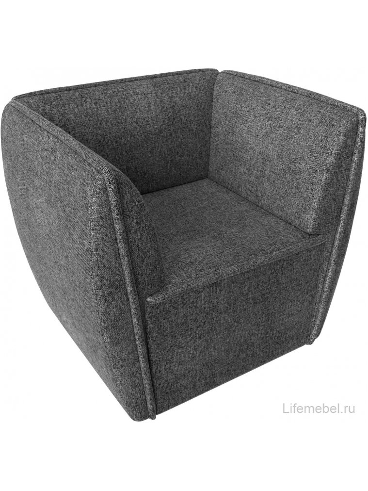 Кресло Бергамо серая рогожка