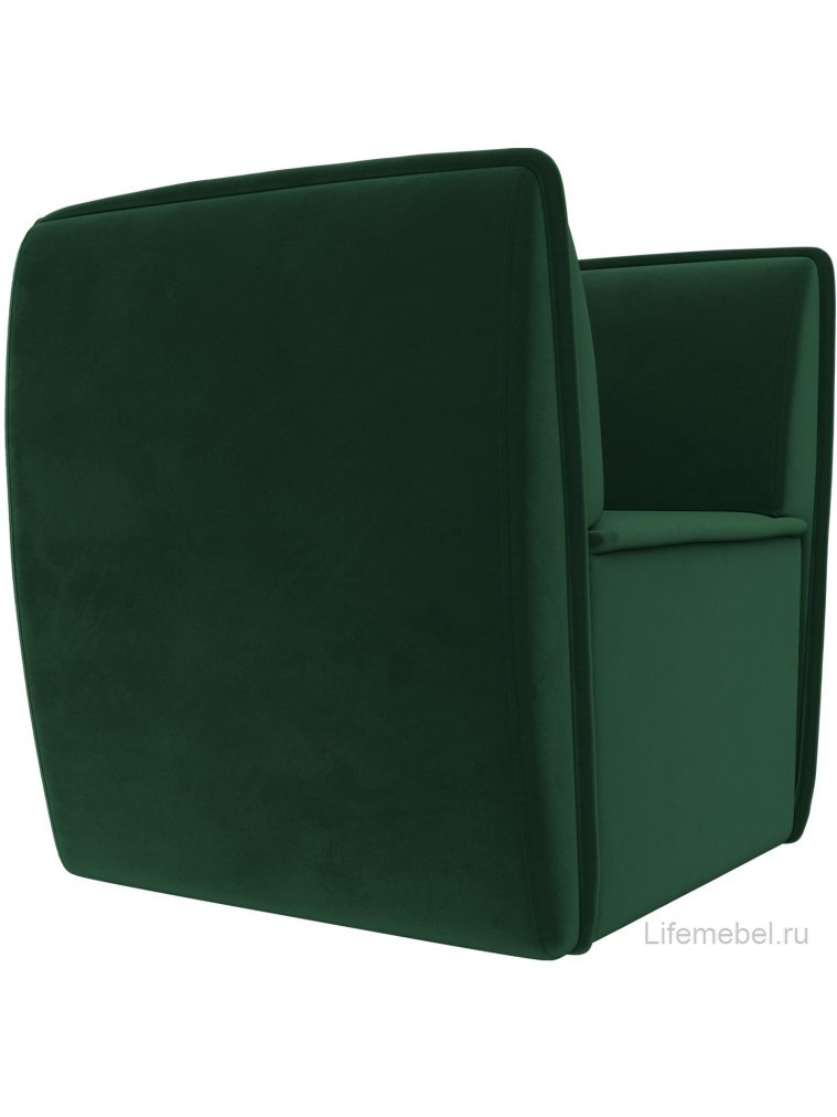 Кресло Бергамо зеленый велюр
