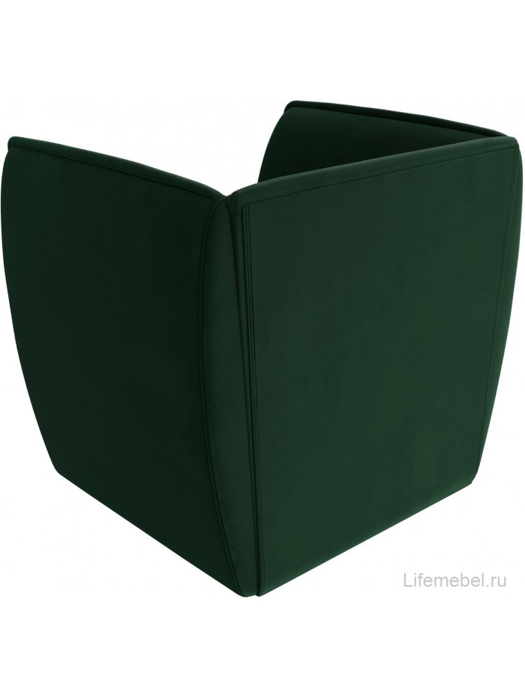 Кресло Бергамо зеленый велюр