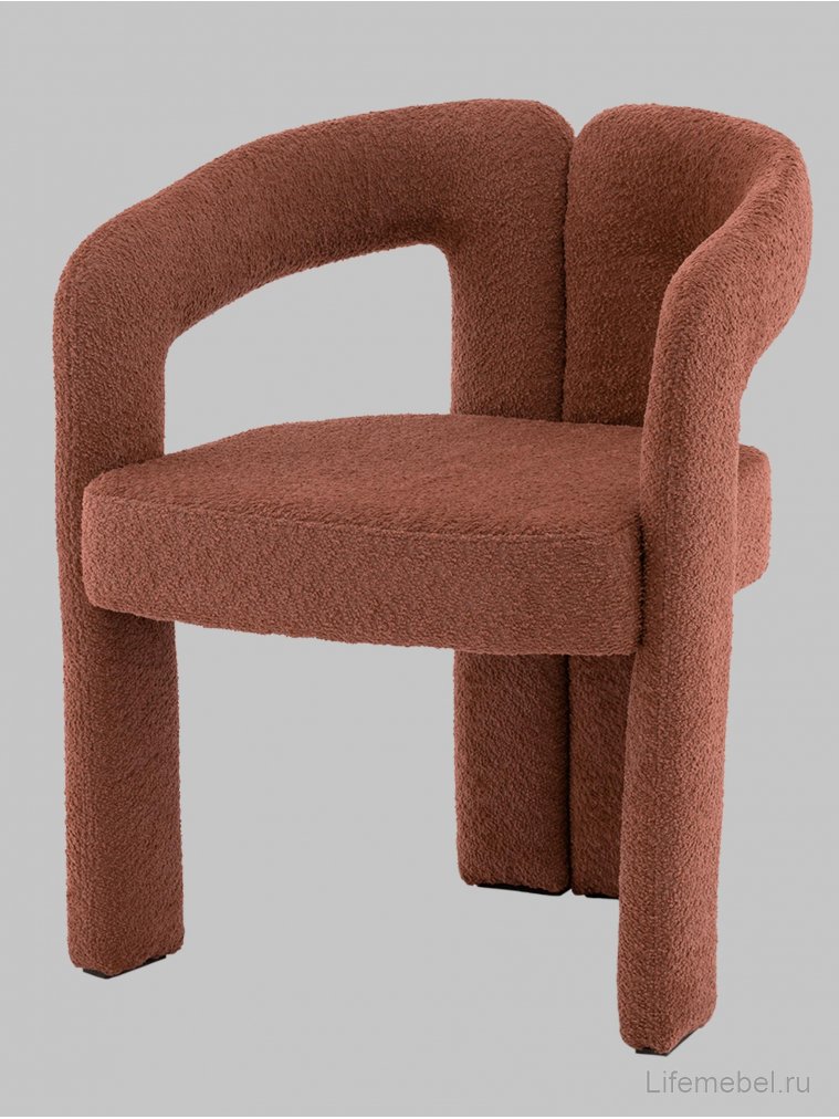 Кресло Брентон букле / терракотовый