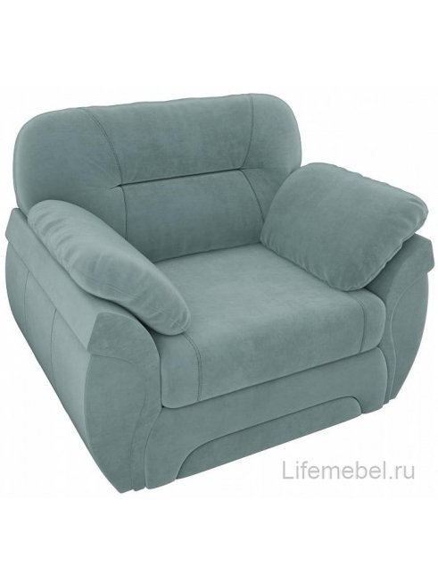 Кресло Бруклин бирюзовый велюр
