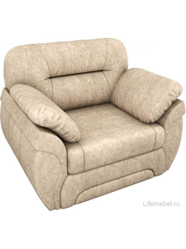 Кресло Бруклин велюр бежевый