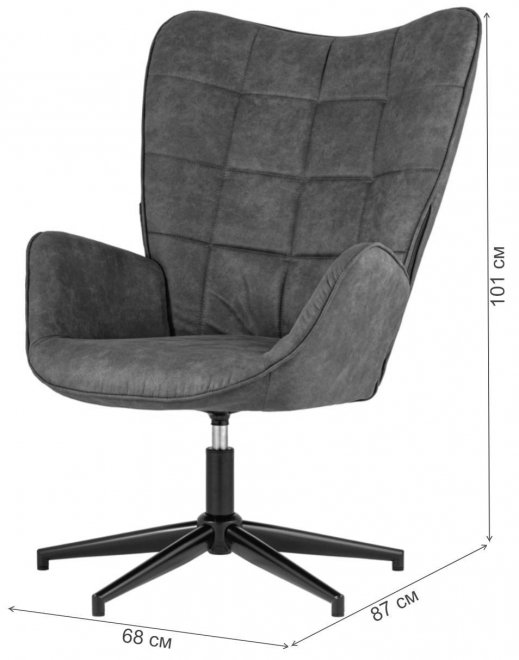 Кресло Чонс коричневое