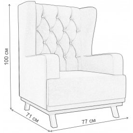 Кресло Джон Люкс