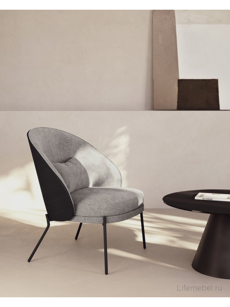Кресло Eamy серое