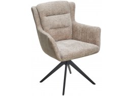 Кресло Garland 360 поворотное haga-30 бежевый / gino-101 бежевый / черный