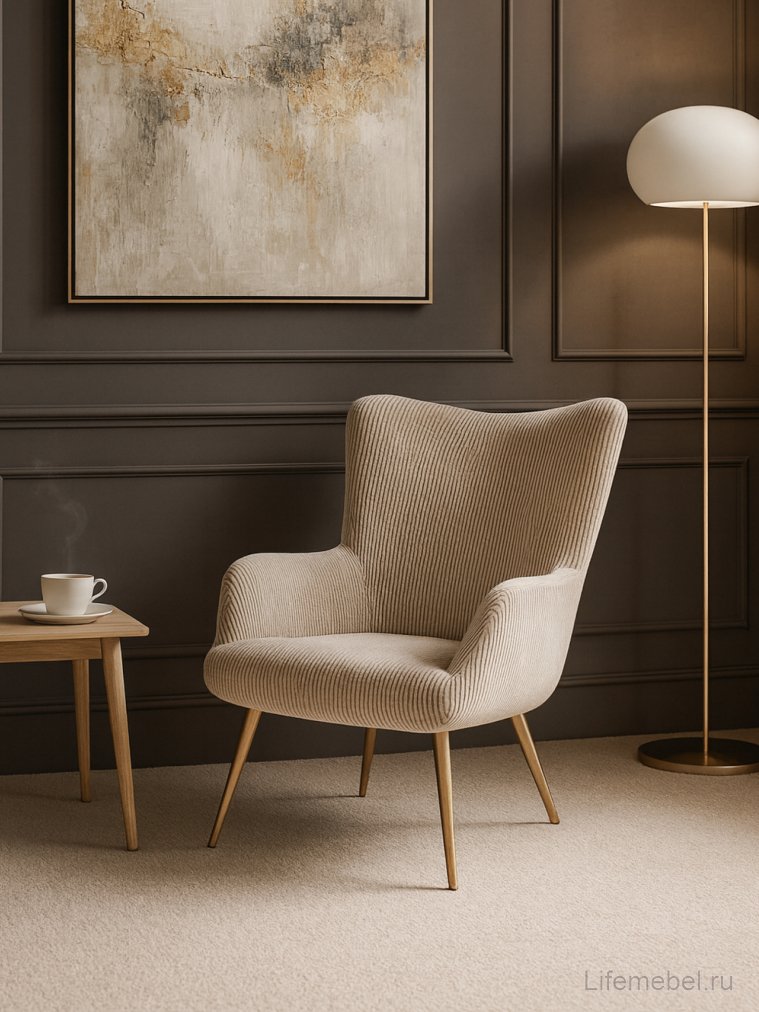 Кресло Amaro серое