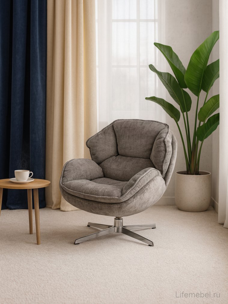 Кресло Guido серое