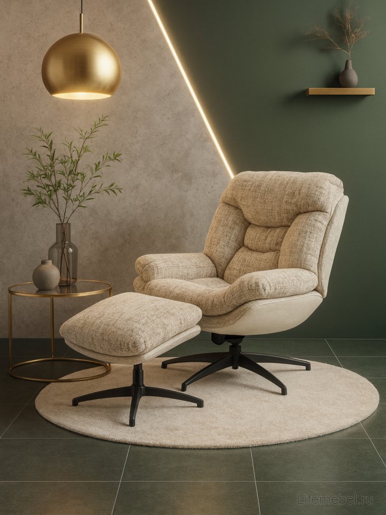 Кресло Kronos бежевое
