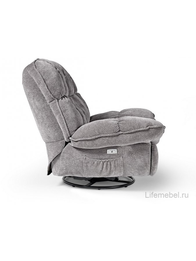 Кресло-качалка Eureka серый