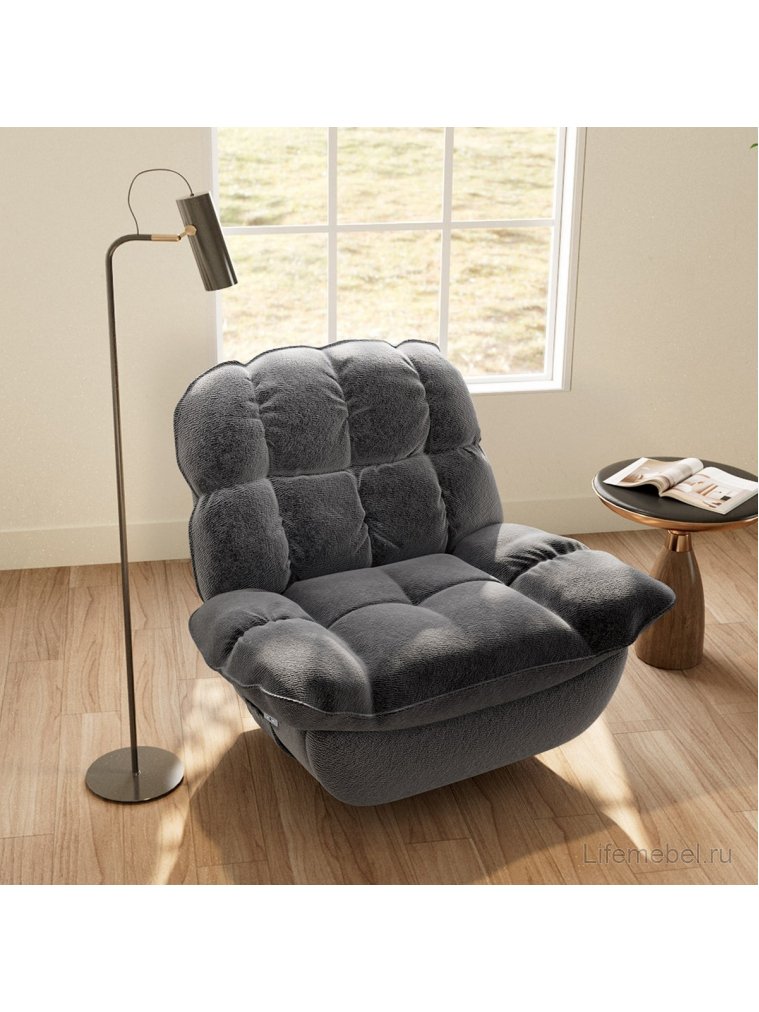 Кресло-качалка Eureka серый