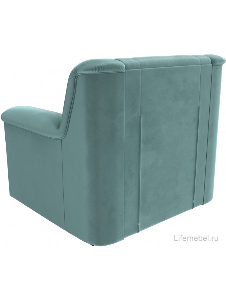 Кресло Терра-М бирюзовый велюр