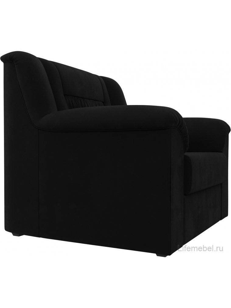 Кресло Карелия черный микровельвет