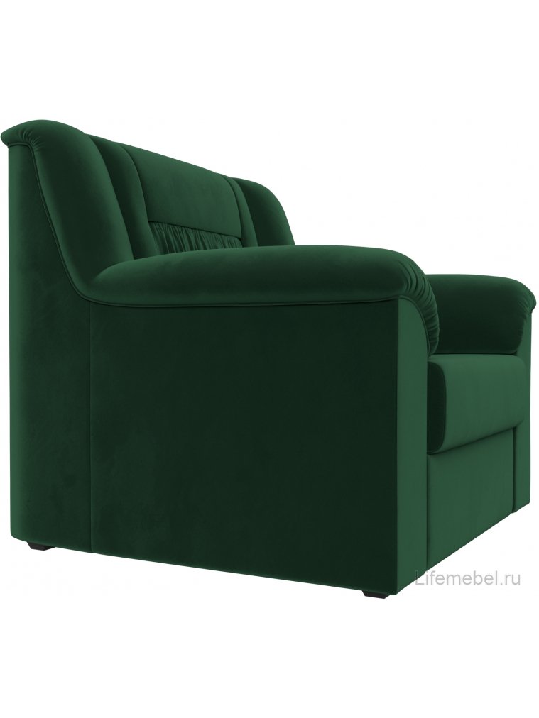 Кресло Карелия зеленый велюр
