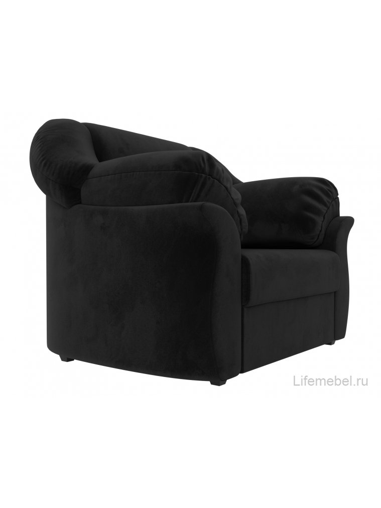 Кресло Карнелла велюр черный