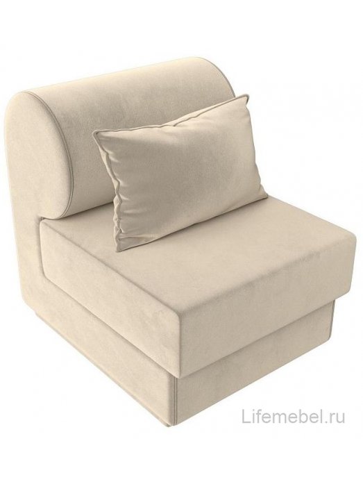 Кресло Кипр бежевый микровельвет