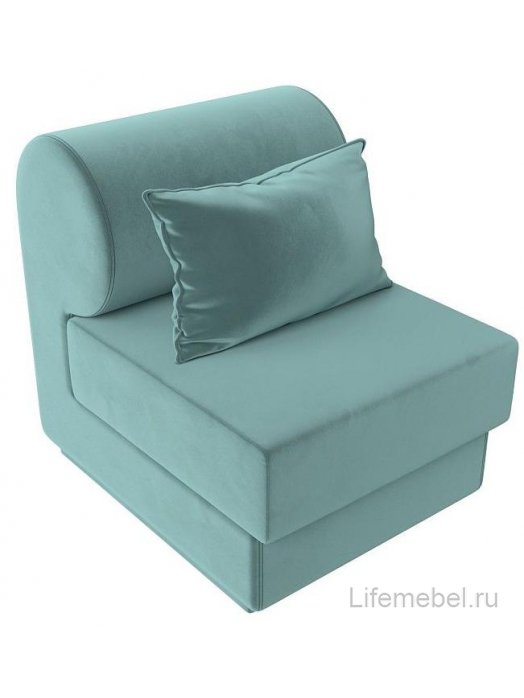 Кресло Кипр бирюзовый велюр