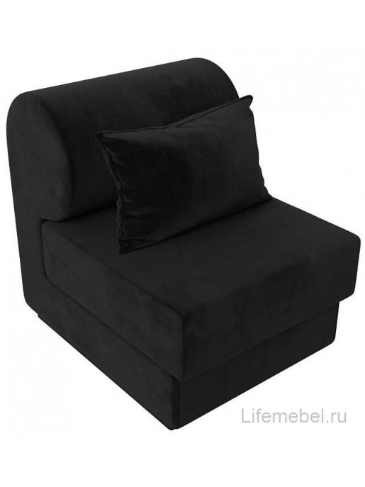 Кресло Кипр черный велюр